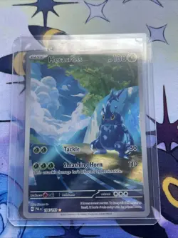 Pokemon TCG Heracross 194/193 Sv02: Paldea Evolved Illustration Rare Holo - Image 1