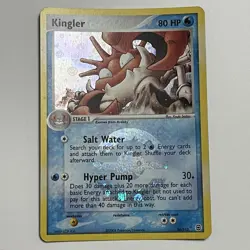 Pokemon Kingler 26/112 FireRed & LeafGreen Reverse Holo LP - Image 1