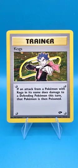 2000 Koga 19/132 Gym Challenge Holo Rare Vintage Pokemon TCG WOTC MP - Image 1
