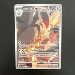 Larry’s Staraptor 249/217 Pokemon Ascended Heroes Illustration Rare NM - Image 1