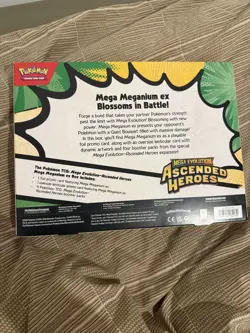 Pokemon Mega Evolution Ascended Heroes - Mega Meganium ex Box - Sealed TCG - Image 2