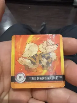 Pokemon 1999 Artbox Flipz | Premier Edition | #58 Growlithe/ #59 Arcanine - Image 1