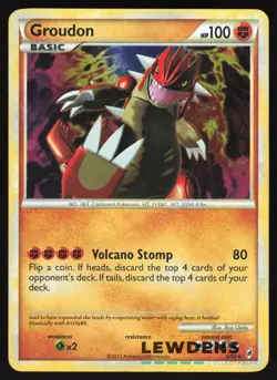 Groudon - 6/95 - Holo Rare - Call of Legends - Pokemon Card - Image 1