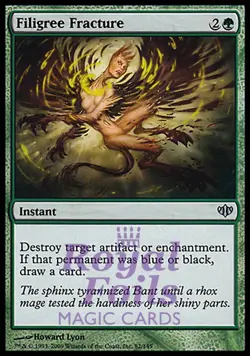 Filigree Fracture 2x FOIL CON MTG Conflux Uncommon MINT green - Image 1