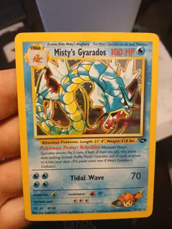 Pokemon Card Mistys Gyarados Holo Gym Challenge 13/132 - Image 1