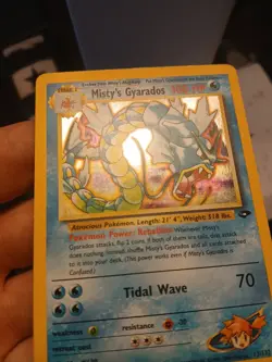 Pokemon Card Mistys Gyarados Holo Gym Challenge 13/132 - Image 2