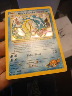 Pokemon Card Mistys Gyarados Holo Gym Challenge 13/132 - Image 3