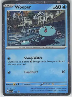 Wooper Holo Promo SV: Scarlet & Violet Promo Cards 155 NM - Image 1