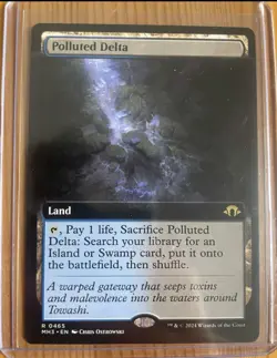 Polluted Delta Modern Horizons 3 Regular MTG EDH Land - Image 1