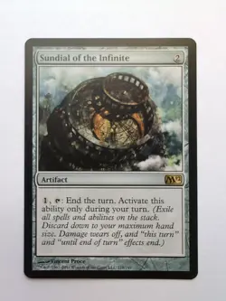 MTG Sundial Of The Infinite (M12) Core Set 2012 Regular Rare 218/249 - Image 1