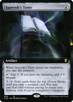 Sarevok's Tome - Extended Art CLB NM MTG - Image 1