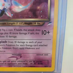 Pokemon TCG Dark Espeon 4/105 Neo Destiny Holo - Image 5