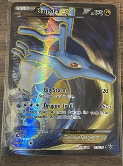 Pokemon TCG Kingdra EX 122/124 Holo Ultra Rare 170 HP English 2016 - Image 1