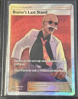 Pokemon Blaine's Last Stand Full Art Holo Dragon Majesty 69/70 - Image 1