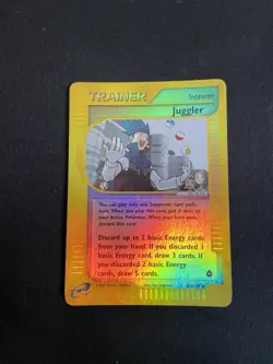 Pokemon 2002 Aquapolis reverse holo Juggler #126/147 - Image 1