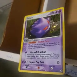 Gengar RARE HOLO SWIRL 5/92 Legend Maker Pokemon 2006 - Image 2