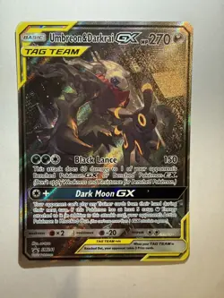 umbreon darkrai Pokemon 2020 Black Star Promo - Sm241 gx sm241 Tag Team - Image 1