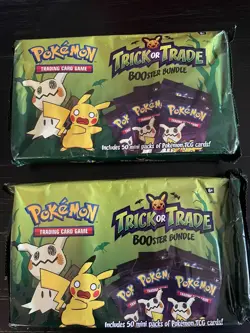 (2) 2023 POKEMON TRICK OR TRADE BOOSTER BUNDLES NEW & SEALED HALLOWEEN 50 Each 820650855306 - Image 1