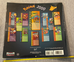 1999 VINTAGE POKEMON SEALED CALENDAR FOR 2000 INCLUDES IMAGES OF 150 RARE MINT - Image 2