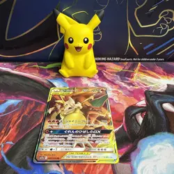 Pokemon card Japanese Braixen & Charizard GX RR Tag TeamTag Team 008/064 SM11a - Image 1