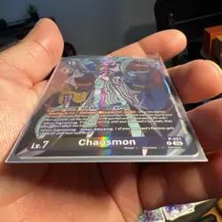 Digimon Card Chaosmon P-221 Promo English Time Stranger - Image 2