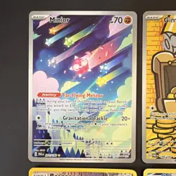 Pokemon TCG 6 Card Lot Holo Minior Gimmighoul Flamigo Bronzong Magnezone English - Image 2