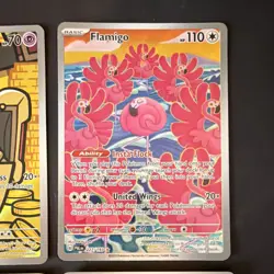Pokemon TCG 6 Card Lot Holo Minior Gimmighoul Flamigo Bronzong Magnezone English - Image 4