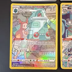 Pokemon TCG 6 Card Lot Holo Minior Gimmighoul Flamigo Bronzong Magnezone English - Image 5