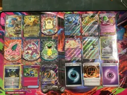 Pokemon Card Binder Collection Multiple Cards Pokemon TCG 351 Beautiful Cards - Image 2