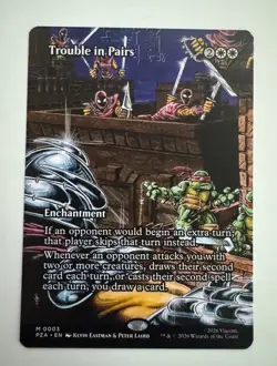Trouble in Pairs (Borderless) 3 Teenage Mutant Ninja Turtles Source Material PZA - Image 1