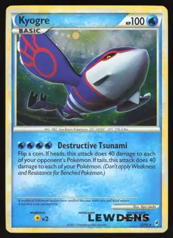 Kyogre - 12/95 - Holo Rare - Call of Legends - Pokemon Card - Image 1