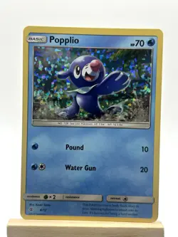 Popplio 004/012 Holo Promo McDonald's Promos 2017 Pokemon Near Mint - Image 1