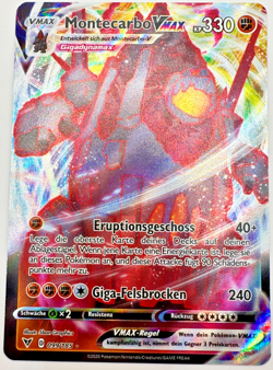 Pokemon Karte TCG Montecarbo VMAX 099/185 Farbenschock Holo Rare Deutsch NM - Image 1