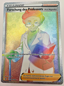 Pokemon Karte TCG Forschung des 208/202 Schwert & Schild Holo Rare Deutsch NM - Image 1