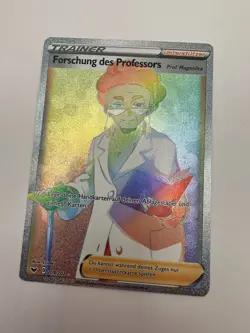 Pokemon Karte TCG Forschung des 208/202 Schwert & Schild Holo Rare Deutsch NM - Image 2
