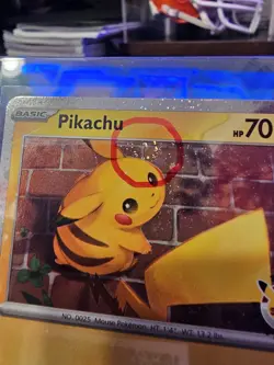 Pikachu 051/162 Pokemon Day STAMPED Cosmos Pokemon Day Promo SWIRL 🌀 - Image 3