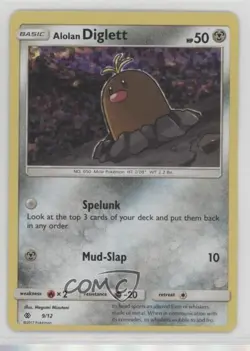 Alolan Diglett Pokemon McDonald's Collection 6 Happy Meal Promo #9 - Image 1