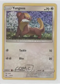 Yungoos Pokemon McDonald's Collection 6 Happy Meal Promo #12 - Image 1