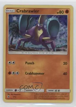 Crabrawler Pokemon McDonald's Collection 6 Happy Meal Promo #7 - Image 1