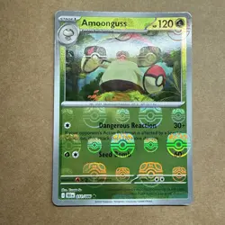 Pokemon TCG Amoonguss Masterball 011/086 Black Bolt NM - Image 1