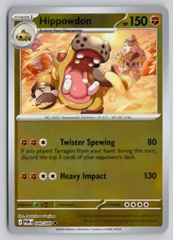 HIPPOWDON 040/088 UNCOMMON PERFECT ORDER POKEMON REVERSE HOLO NM - Image 1