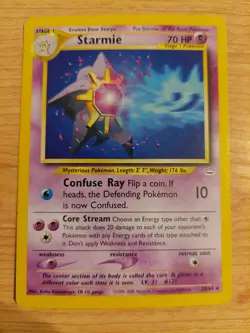 Starmie - 25/64 (Neo Revelation) - Very Lightly Played VLP - Rare - Image 1