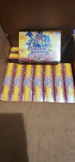 Yu-Gi-Oh Retro Pack 1 Mini Box 4 Booster Packs (2024) 10 Factory Sealed Boxes - Image 1