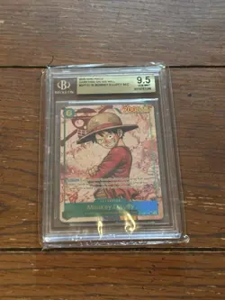 OP13-118 Monkey D. Luffy SEC Alt Art BGS 9.5 - Image 1