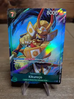 One Piece TCG Kikunojo Alternate Alt Art SR EB04-012 English OP14 Azure Seven NM - Image 1