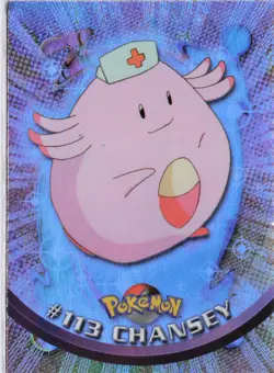 Chansey #113 Topps Trading Cards Series 2 Pokemon Lightly Played - Image 1