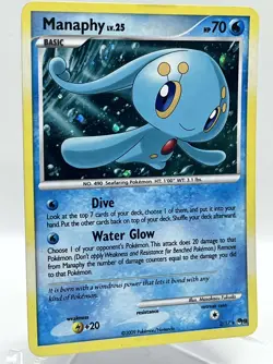 Manaphy 2/17 Pop Series 9 Holo Rare Promo 2009 Vintage Pokemon TCG Card - Image 2