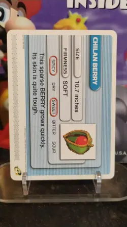 CHILAN BERRY Battle E-Reader POKEMON Game Boy Advance 2003 Trading Card - Image 1