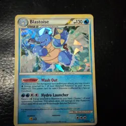 Pokemon Trading Card Blastoise #13 Cracked Ice, Holo Rare, Unleashed Collection - Image 1