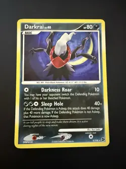 Pokemon TCG Great Encounters Darkrai 4/106 - Rare Holo Card Near Mint - Image 1